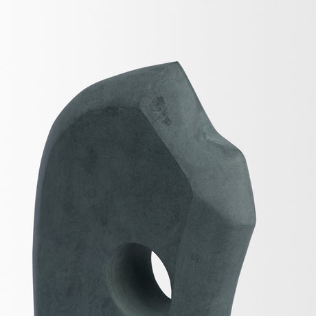 Carico Sculptural Gray Marble Decorative Object by Mercana at Eve Furniture