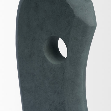 Carico Sculptural Gray Marble Decorative Object by Mercana at Eve Furniture