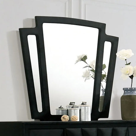 Carissa Black 5-Piece Queen Bedroom Set by Furniture of America at Eve Furniture