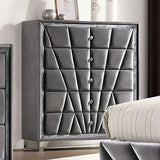 Carissa Gray 5-Piece Queen Bedroom Set by Furniture of America at Eve Furniture