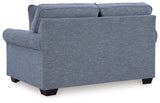 Carissa Manor Denim Loveseat