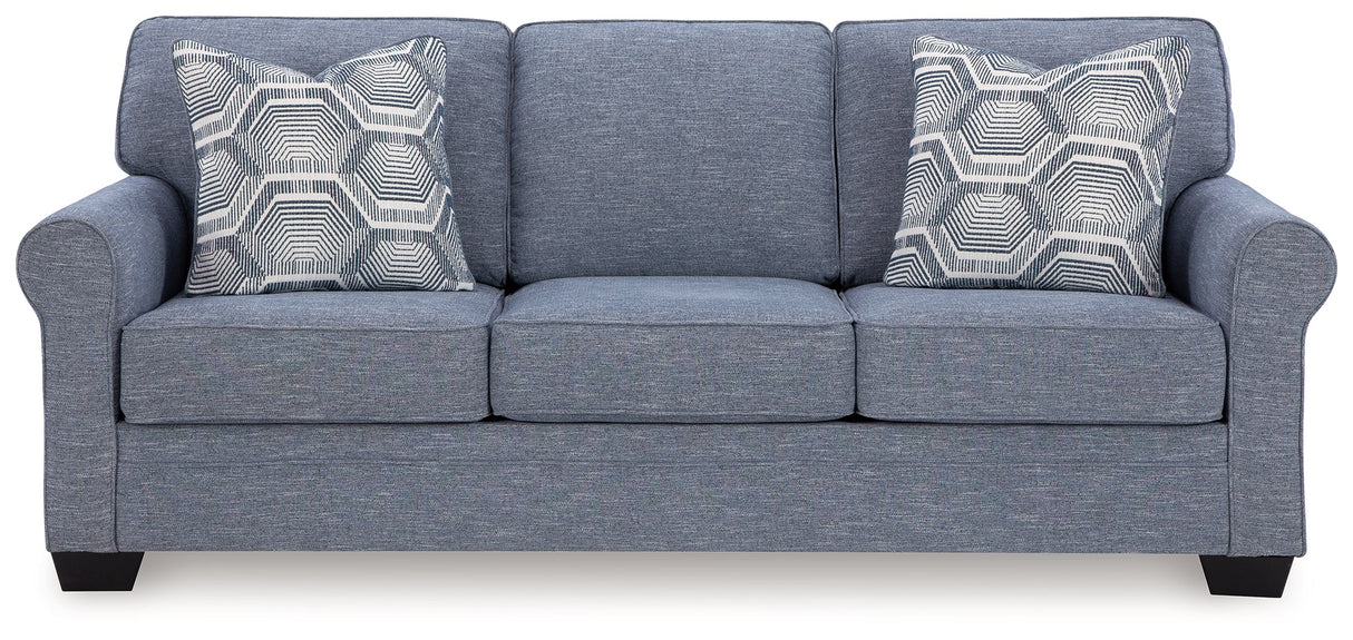 Carissa Manor Denim Queen Sofa Sleeper