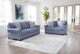 Carissa Manor Denim Living Room Set