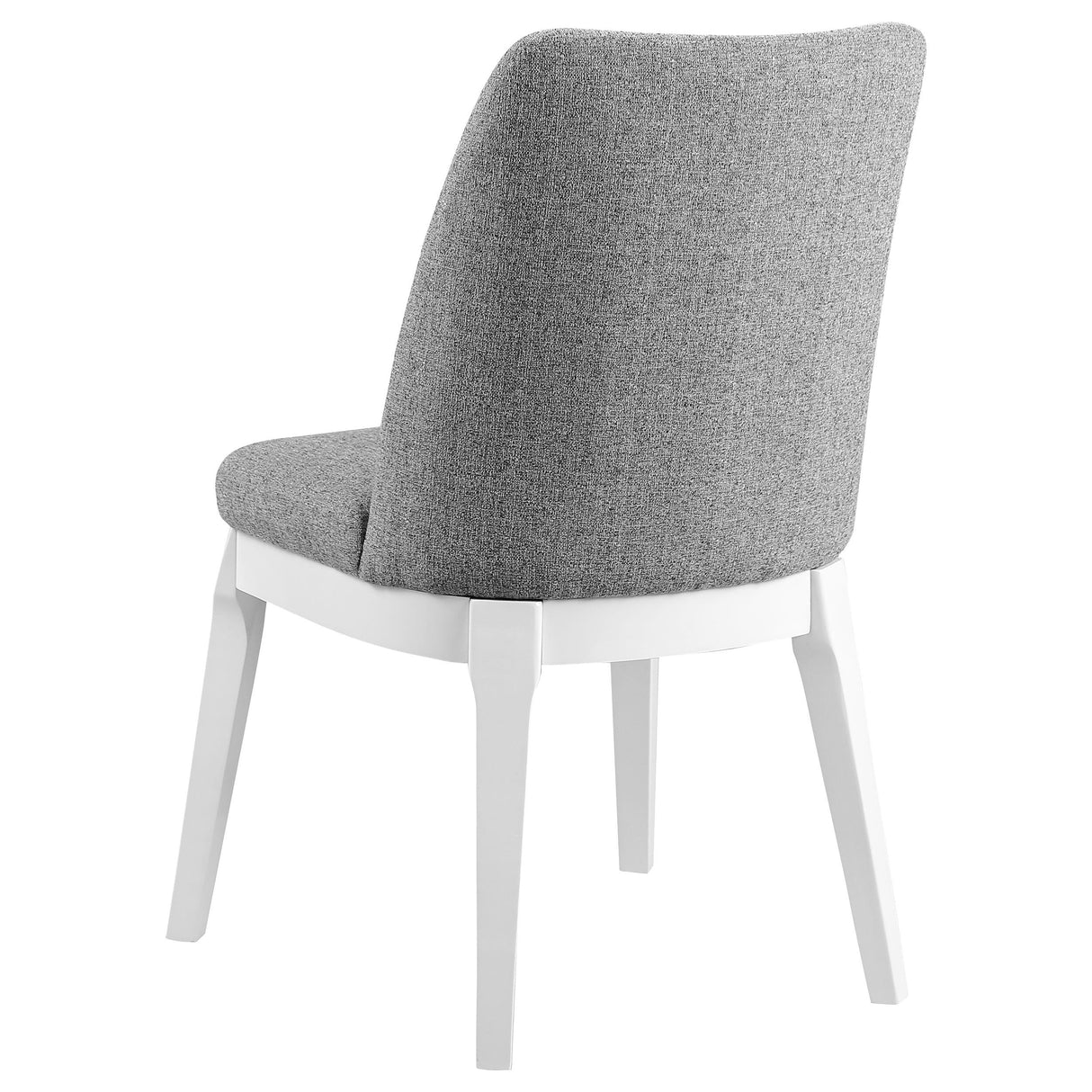 Carissa Upholstered Dining Side Chair Grey (Set of 2)