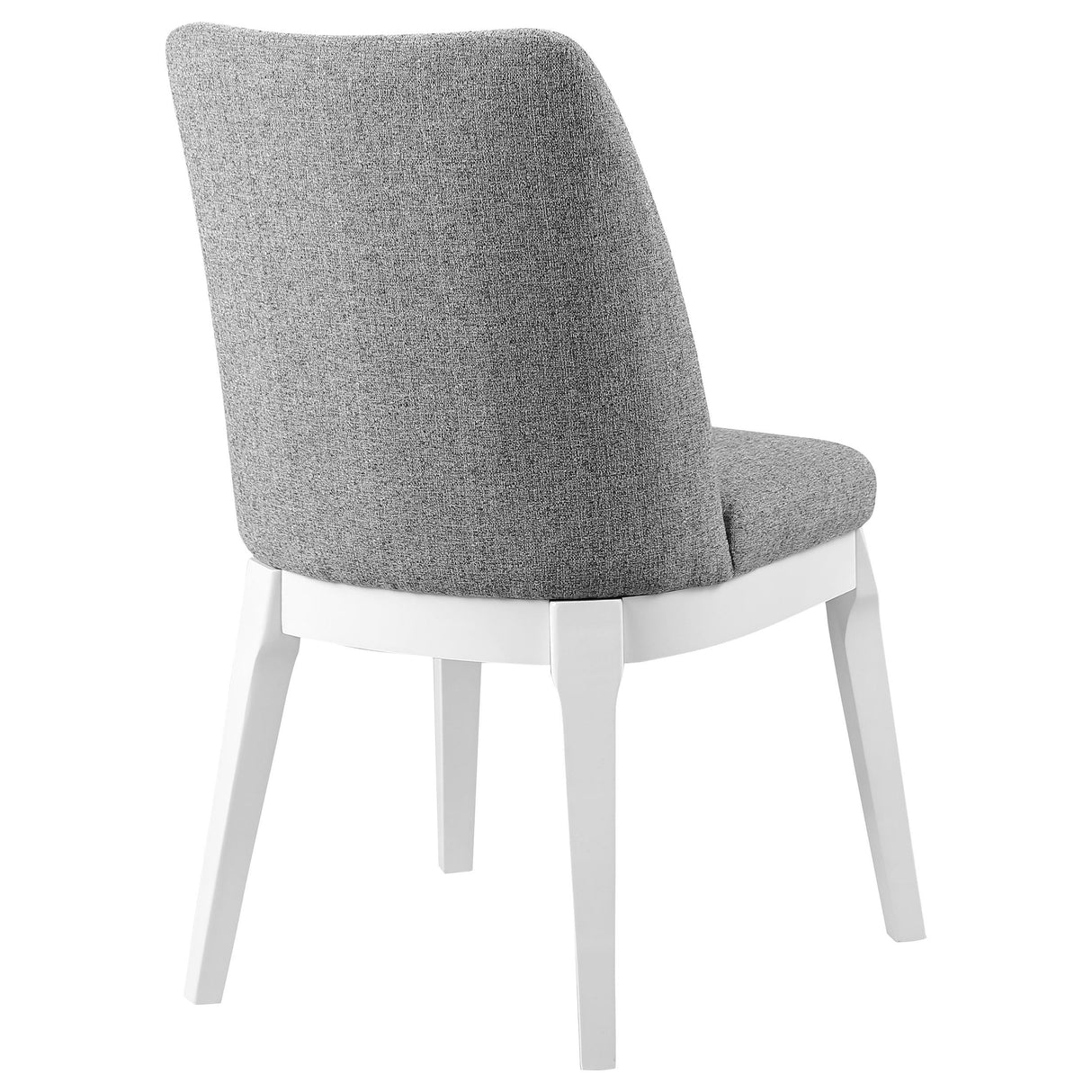 Carissa Upholstered Dining Side Chair Grey (Set of 2)