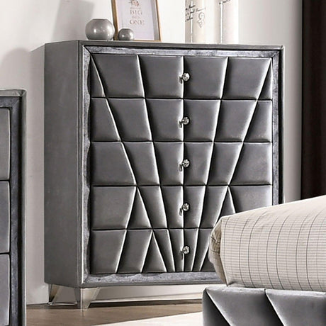 Carissa Gray Chest by Furniture of America at Eve Furniture