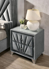 Carissa Gray Night Stand by Furniture of America at Eve Furniture