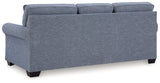 Carissa Manor Denim Performance Fabric Queen Sofa Sleeper by Ashley at Eve Furniture