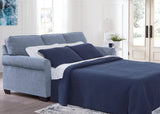 Carissa Manor Denim Performance Fabric Queen Sofa Sleeper by Ashley at Eve Furniture