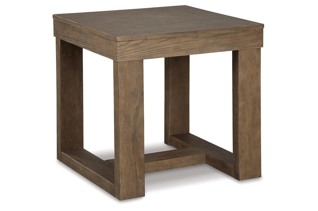 Cariton Gray Coffee Table and 2 End Tables by Ashley at Eve Furniture