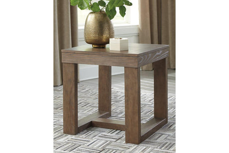 Cariton Gray Coffee Table and 2 End Tables by Ashley at Eve Furniture