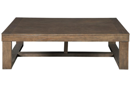 Cariton Gray Coffee Table by Ashley at Eve Furniture