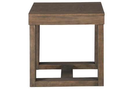 Cariton Gray End Table by Ashley at Eve Furniture