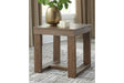 Cariton Gray End Table by Ashley at Eve Furniture