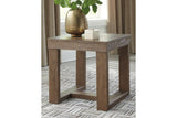 Cariton Gray End Table by Ashley at Eve Furniture