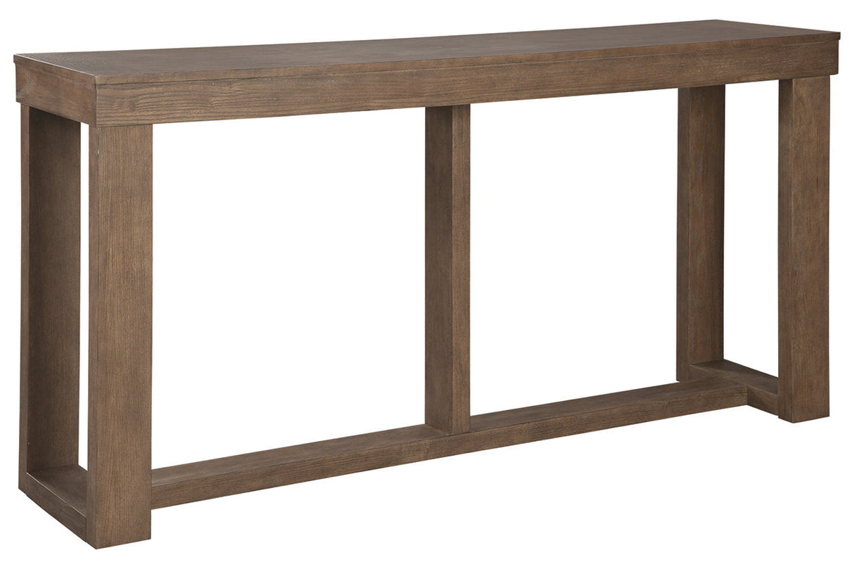 Cariton Gray Sofa/Console Table by Ashley at Eve Furniture