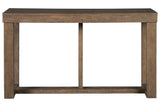 Cariton Gray Sofa/Console Table by Ashley at Eve Furniture