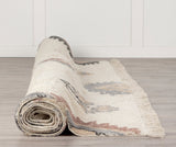 Carla 5x8 Earthy Neutrals Patterned Cotton Area Rug by Mercana at Eve Furniture