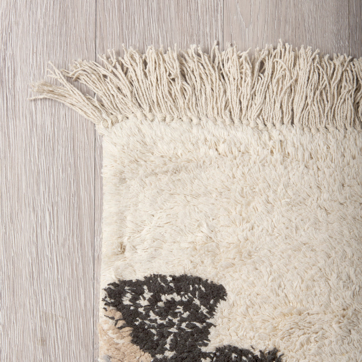 Carla 5x8 Earthy Neutrals Patterned Cotton Area Rug by Mercana at Eve Furniture