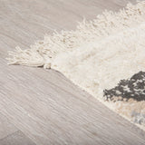 Carla 5x8 Earthy Neutrals Patterned Cotton Area Rug by Mercana at Eve Furniture