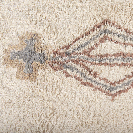 Carla Earthy Neutrals Patterned Cotton Area Rug by Mercana at Eve Furniture