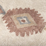 Carla Earthy Neutrals Patterned Cotton Area Rug by Mercana at Eve Furniture