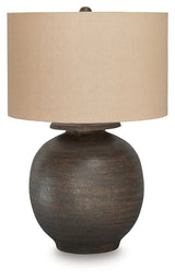 Carlenbury Antique Brown Table Lamp by Ashley at Eve Furniture