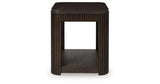 Carlibrie Warm Brown End Table by Ashley at Eve Furniture