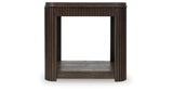 Carlibrie Warm Brown End Table by Ashley at Eve Furniture
