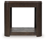 Carlibrie Warm Brown End Table by Ashley at Eve Furniture