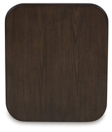 Carlibrie Warm Brown End Table by Ashley at Eve Furniture