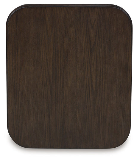 Carlibrie Warm Brown End Table by Ashley at Eve Furniture