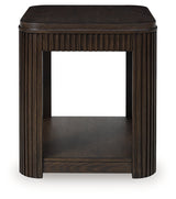 Carlibrie Warm Brown End Table by Ashley at Eve Furniture