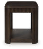 Carlibrie Warm Brown End Table by Ashley at Eve Furniture