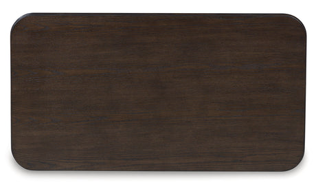 Carlibrie Warm Brown Lift-Top Coffee Table by Ashley at Eve Furniture