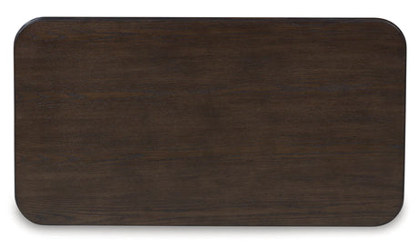 Carlibrie Warm Brown Lift-Top Coffee Table by Ashley at Eve Furniture
