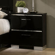 Carlie Black Night Stand by Furniture of America at Eve Furniture