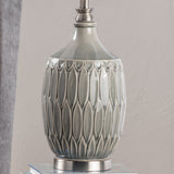 Carlisle Grey Table Lamp by Crestview at Eve Furniture