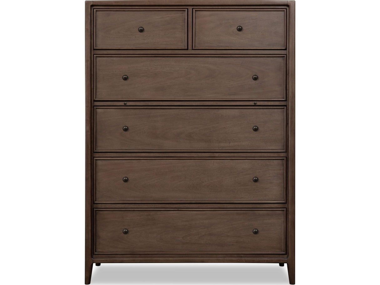 Carlisle Pecan Pie 6 Drawer Chest by Modus Furniture at Eve Furniture