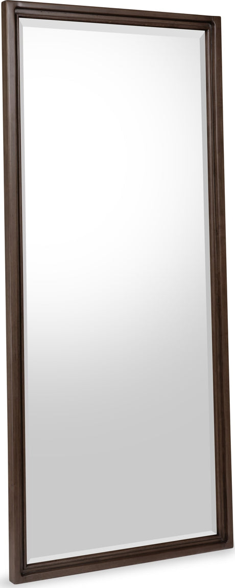Carlisle Pecan Pie Floor Mirror by Modus Furniture at Eve Furniture