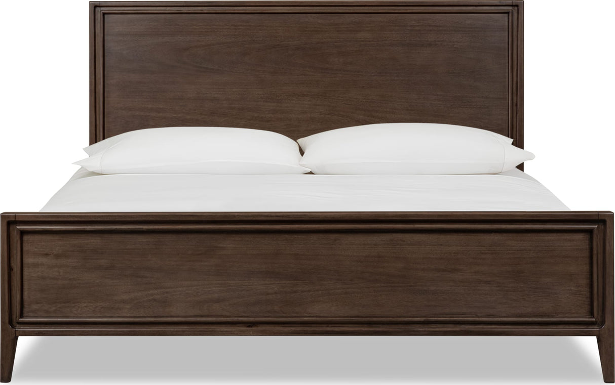 Carlisle Pecan Pie King Panel Bed by Modus Furniture at Eve Furniture