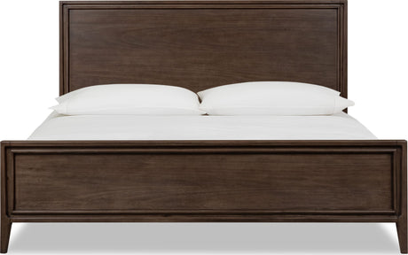 Carlisle Pecan Pie King Panel Bed by Modus Furniture at Eve Furniture
