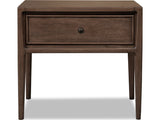 Carlisle Pecan Pie One Drawer Nightstand w/CM by Modus Furniture at Eve Furniture