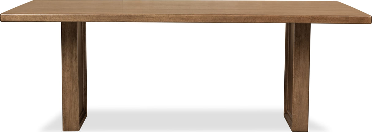 Carlisle Tofffee Crunch Fixed Dining Table by Modus Furniture at Eve Furniture