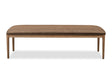 Carlisle Wheat Bread/Tofffee Crunch Upholstered Bench by Modus Furniture at Eve Furniture