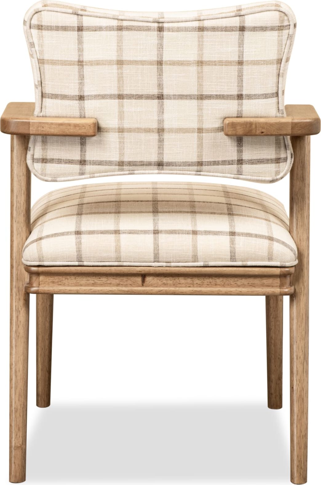 Carlisle White/Brown Armchair (Set of 2) by Modus Furniture at Eve Furniture