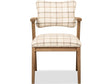 Carlisle White/Brown Armchair (Set of 2) by Modus Furniture at Eve Furniture