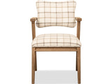 Carlisle White/Brown Armchair (Set of 2) by Modus Furniture at Eve Furniture