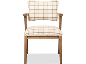 Carlisle White/Brown Armchair (Set of 2) by Modus Furniture at Eve Furniture