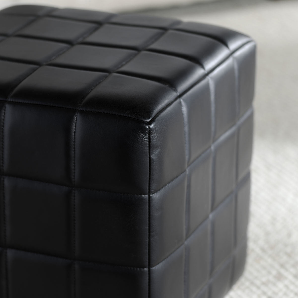 Carlo 18" Square Ottoman by Classic Home at Eve Furniture